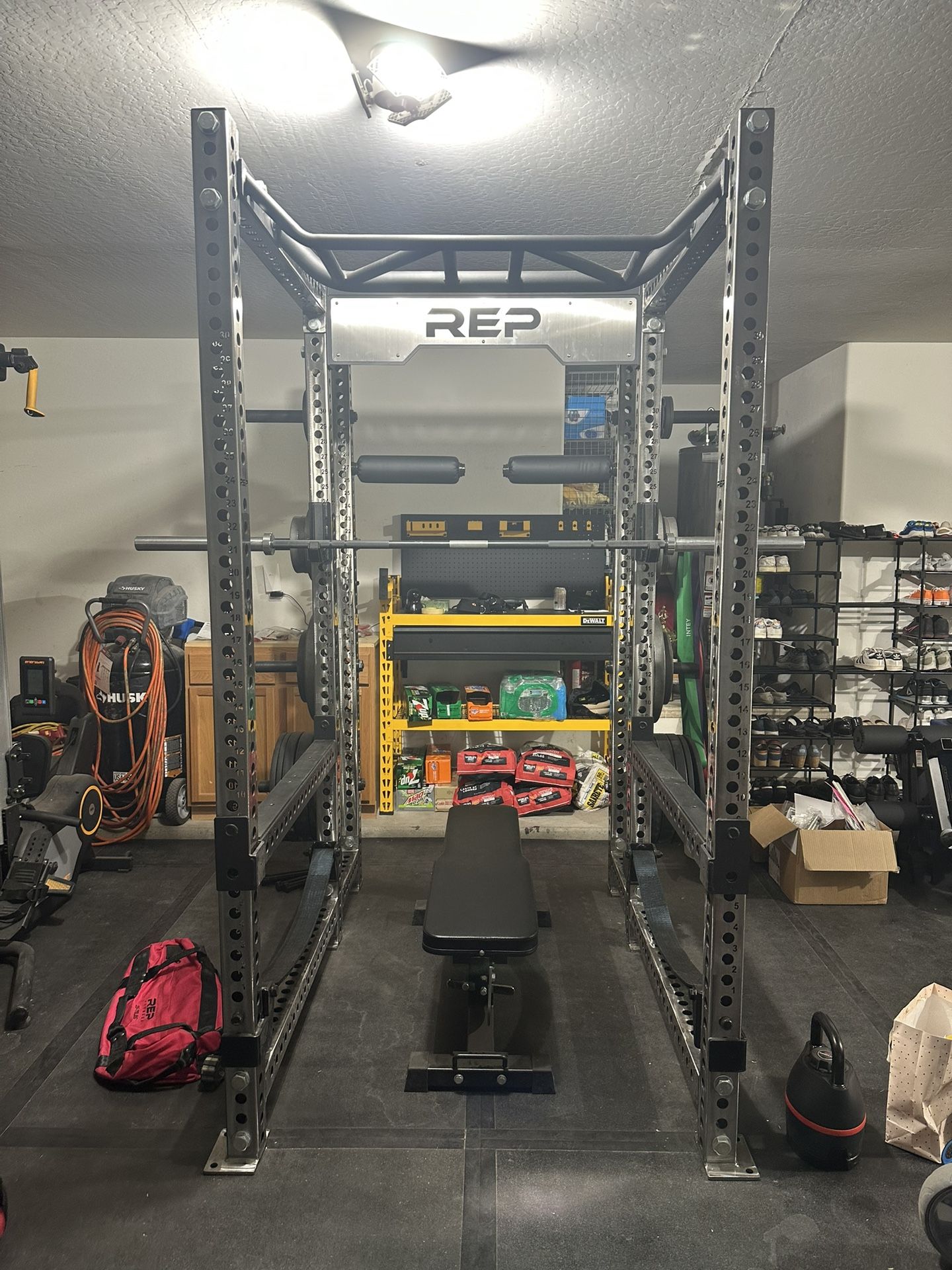 Rep Fitness PR-5000 Clear Coat Power Rack