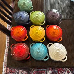 Ten 8oz Le Creuset Mini-Cococettes
