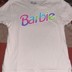 Pink Barbie Kids Tshirt-medium