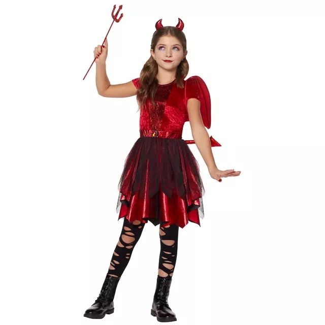 Kids Devil Costume (7-8 Years Old)