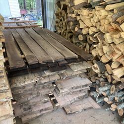 Oak Boards 1/1/2” Thick 21”wide  X 11’ Long   $75 Each