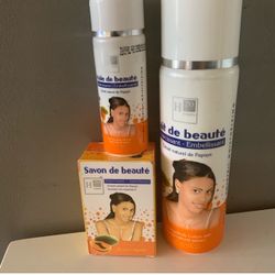 H20 Jours Papaya Fast Action Body Lightening Set (Lotion, Cream, Oil & Beauty Bar)