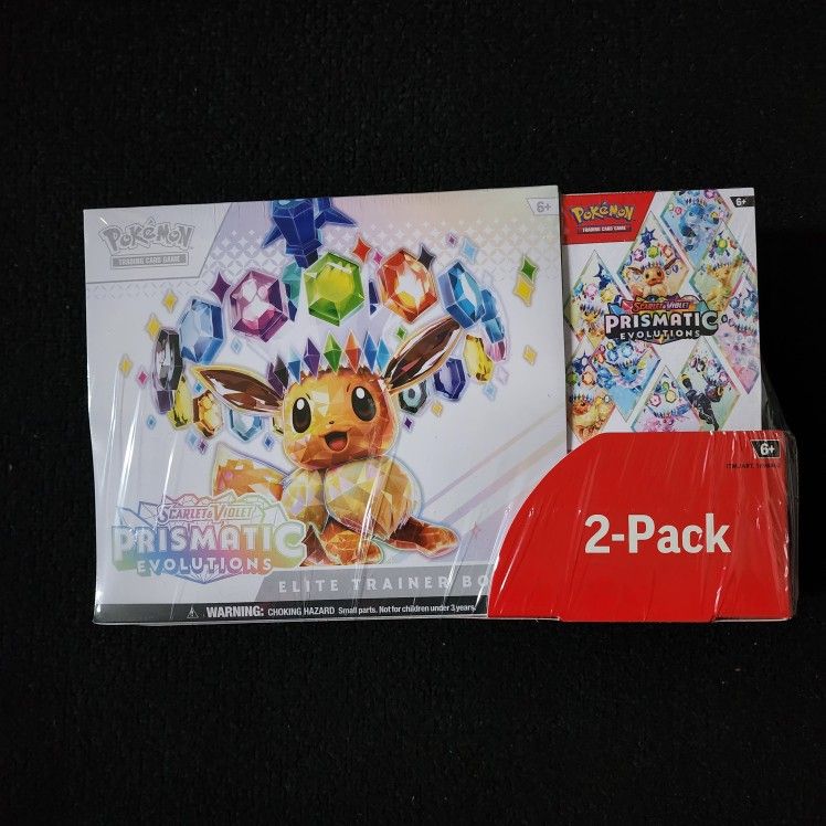 Pokemon- Prismatic Evolutions Costco 2-pack