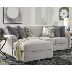 Dellara 2-Piece Sectional with Chaise Red-Hot Clearance