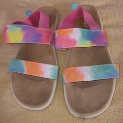 Girls  Size 5, Multicolor Sandals