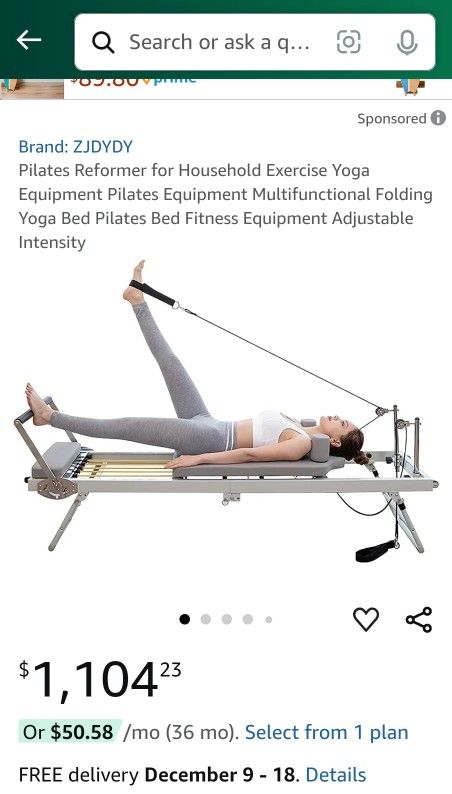 Pilates Reformer for Household Exercise Yoga Equipment