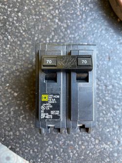 70 Amp square D breaker