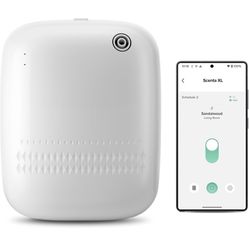 Waterless Essential Oil Diffuser for Home Large Room and Commercial Use, Up to 2000 sq ft, App Control Cold Air Diffuser, 400mL, DC-12V/1A Plug in Wal