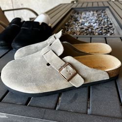 2 pairs Boston Birkenstocks Size W8/M6