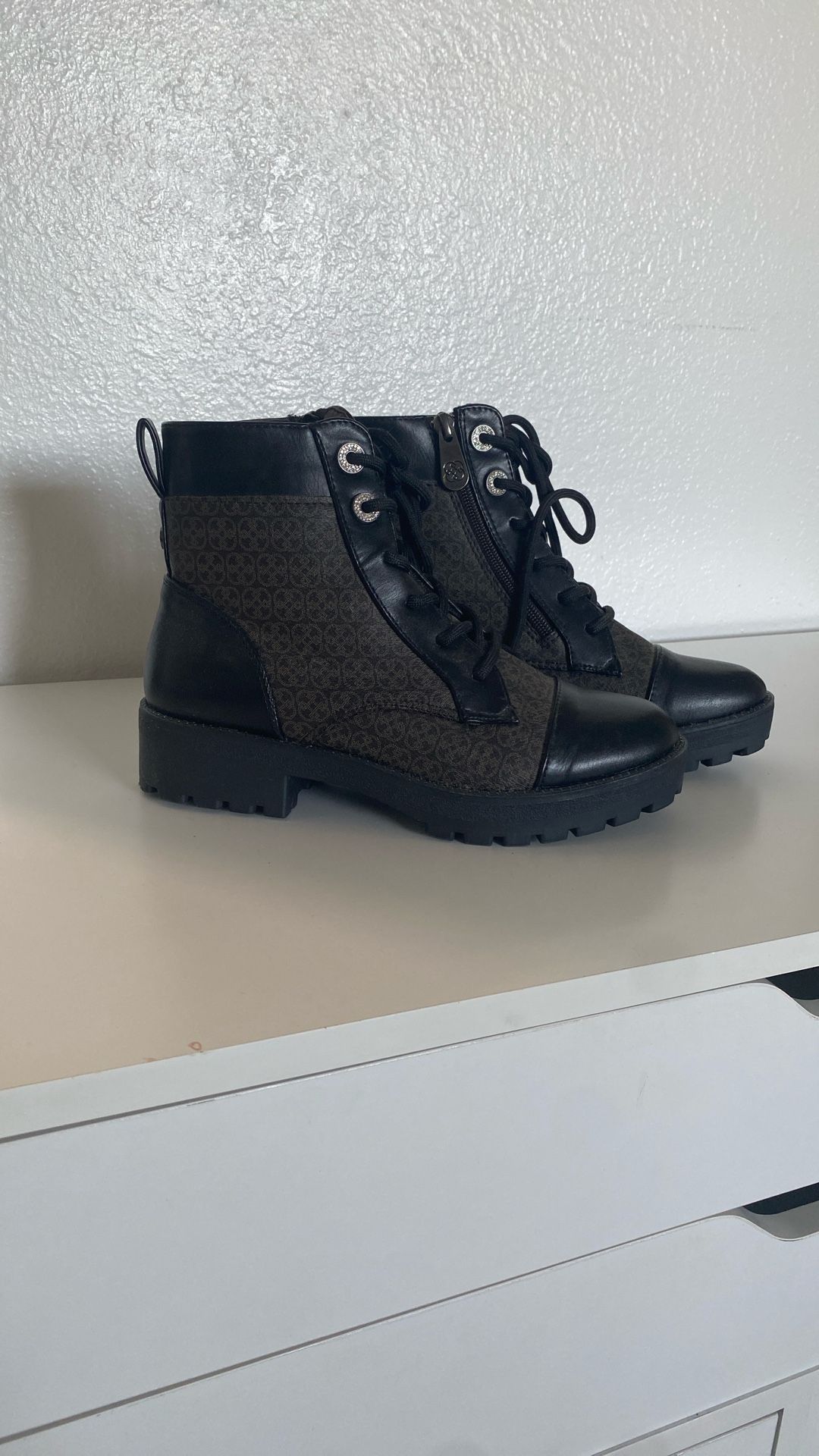 Black And Brown Boots