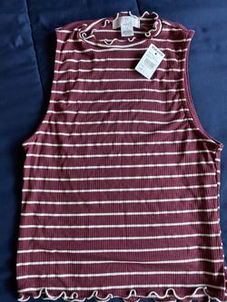 Striped halter top NEW