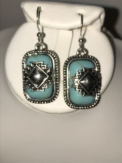 Silver & turquoise earrings