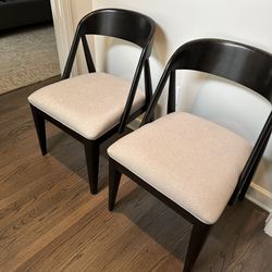 Dining Chairs, Set Of 2 