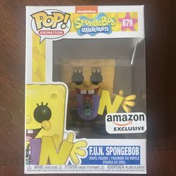  F.U.N Sponge pop Amazon Exclusive Funko Pop