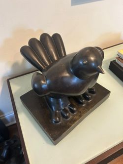 Bronze Botero Bird Replica
