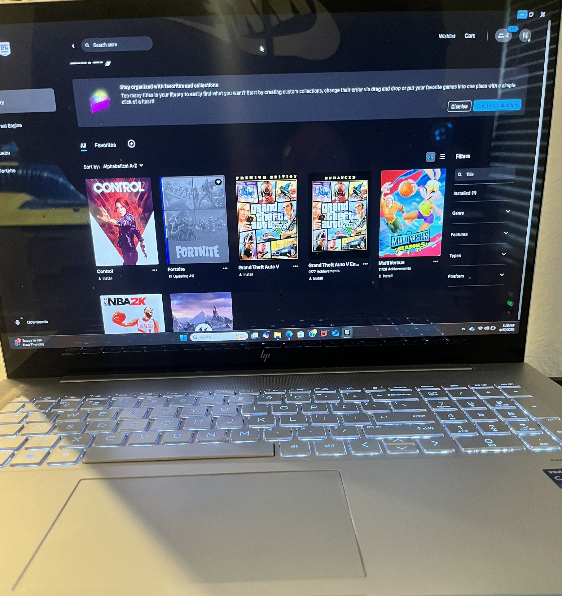 Hp Envy Laptop 17-cr0xxx 12 Gen Intel I7 16 Gb Ram (touch Screen)