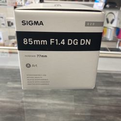 Sigma 85mm F1.4 For Sony Limited Time Sale! 3/13