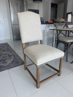 2 RH dining chairs