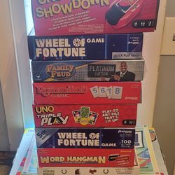 Various Board Games Many New Never Opened