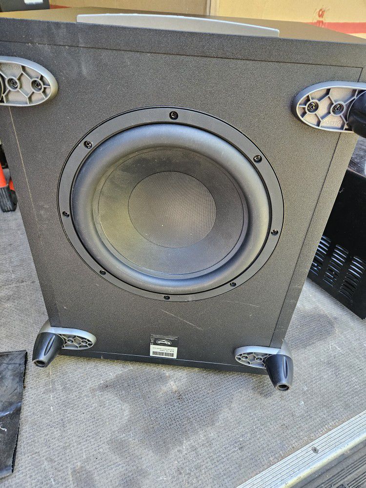 Klipsch Synergy Sub-10 120V Powered Subwoofer Works Great! Northland No Trades No Offers Looks Good