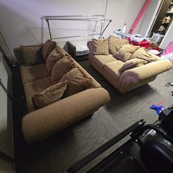 Couch and love seat in great condition