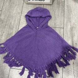 Toddler Purple Shawl 
