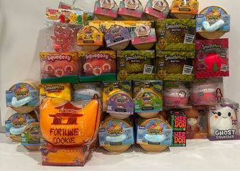 Squish toys brand new authentic