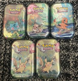 Pokémon Kanto Friends Mini Tin - Sealed