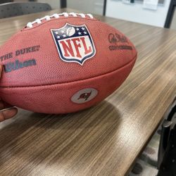 Real NFL Football Bucs game ball