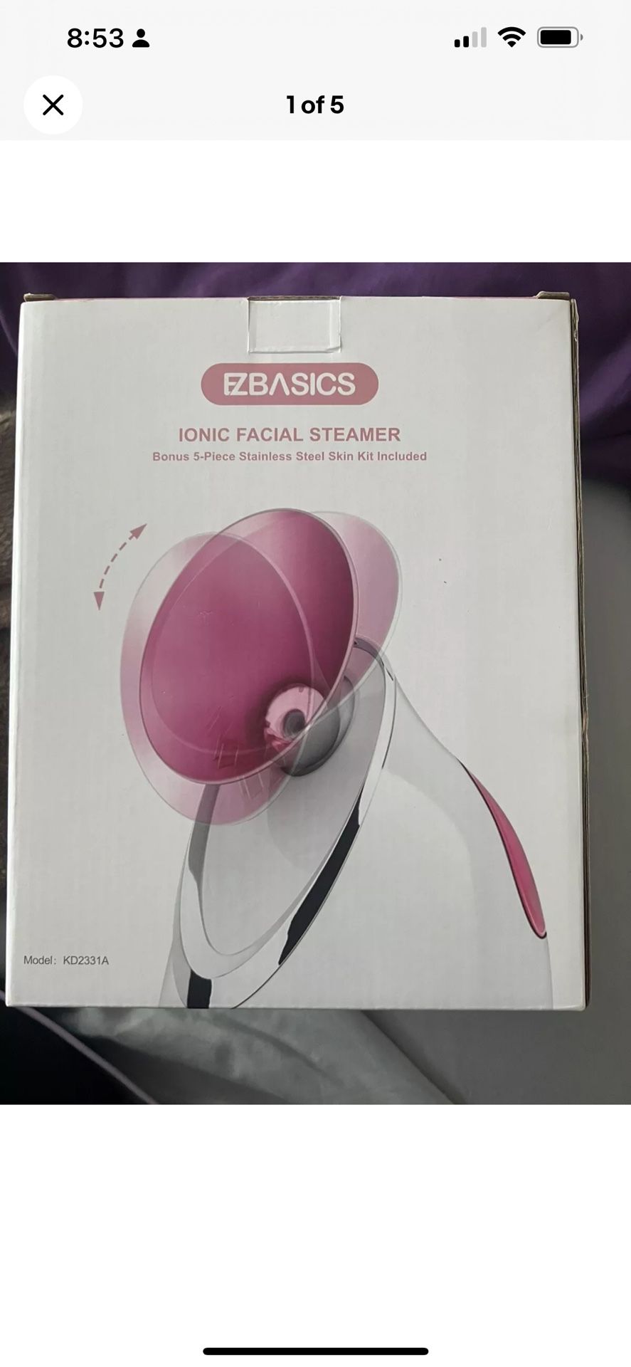 Facial Steamer New In Box