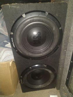 Two Alpine 12s in a good box good condition
