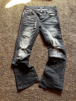 Purple jeans