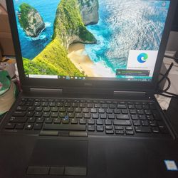 Dell Precision 7520 Intel i7 7820HQ CPU @2.90 GHz 512 GB SSD 4 GB graphics card 16 GB RAM