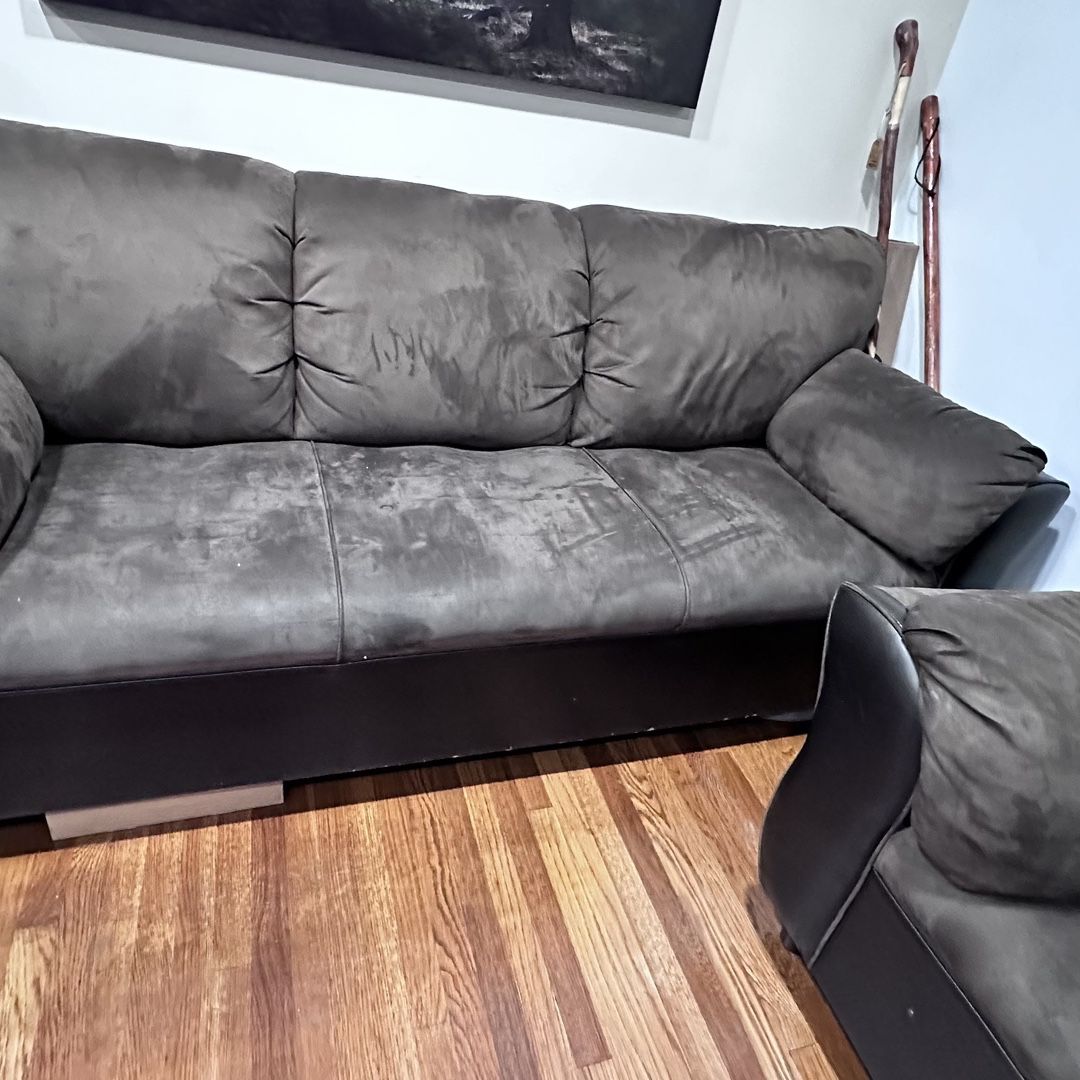$40 For Both Sofa And Love Seat