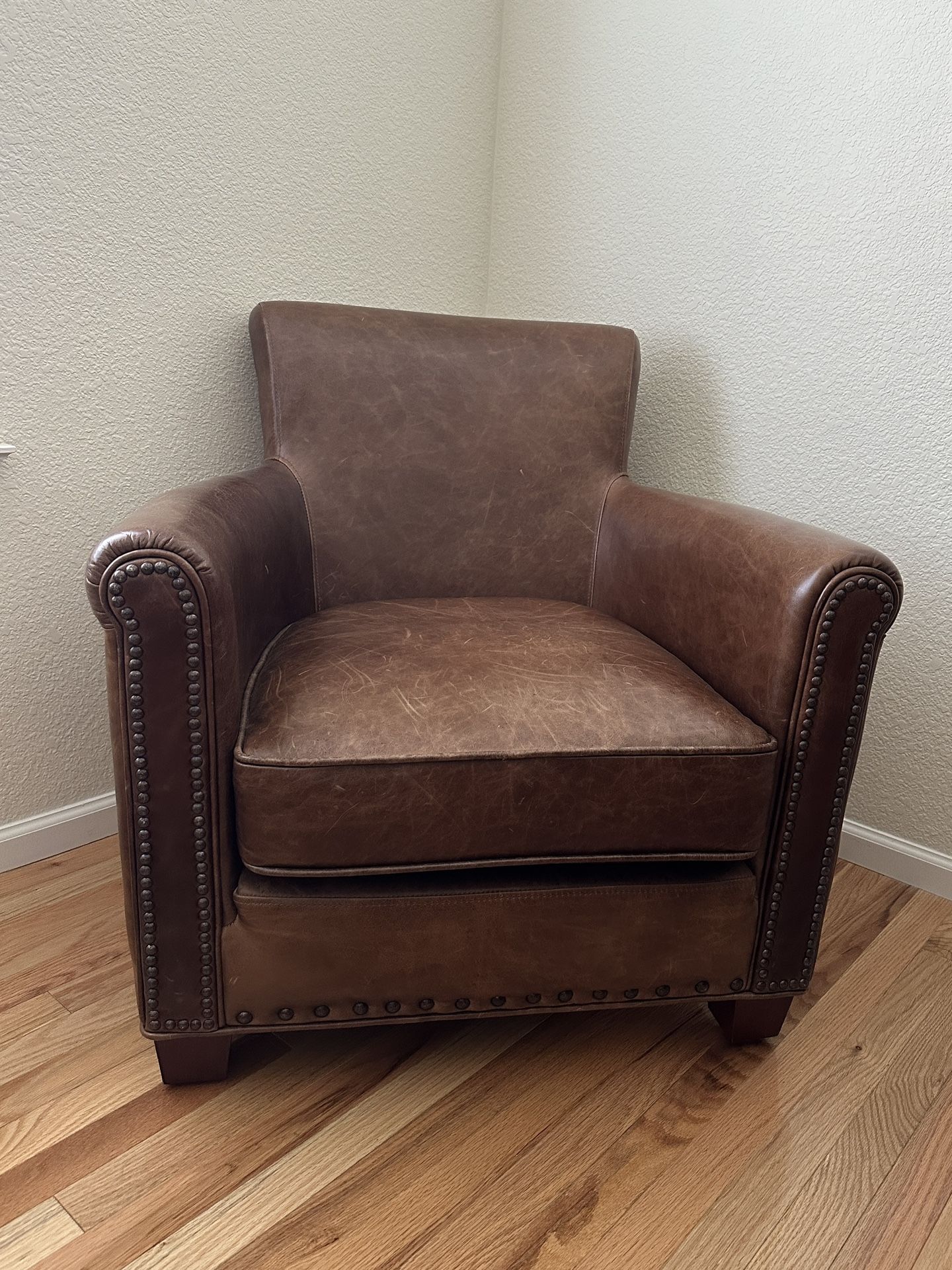 Pottery Barn Leather Chair