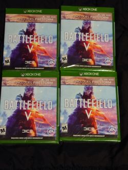Battlefield V XBOX ONE New Sealed Lot Of 4