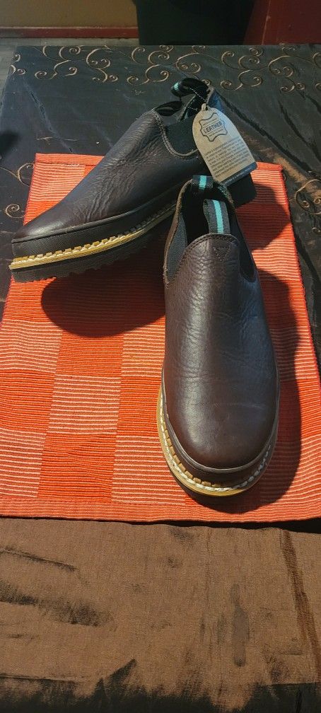 Georgia Boot Romeo Slip-On Steel Toe Work Boot Size 8.5