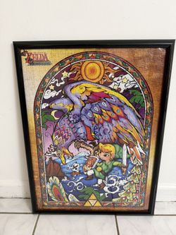 Legend Of Zelda Framed Puzzle 