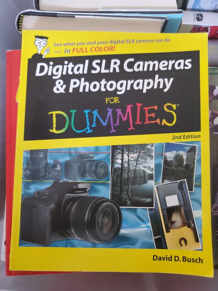 PHOTOGRAPHY FOR DUMMIES SLR DIGITAL VGC