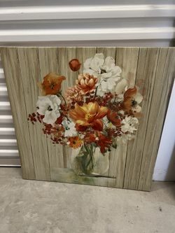Flower Canvas Wall Art