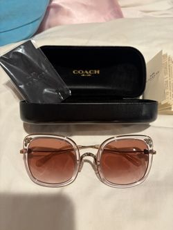 Brand New Pink Coach Women’s Sunglasses - $125