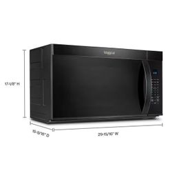Whirlpool Over-the-Range Black Microwave