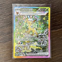 Pokemon Leafeon EX 144/131 SIR from Prismatic Evolutions