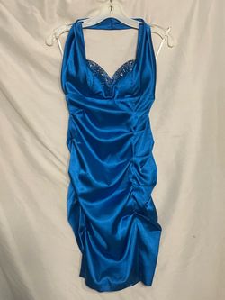 Blondie Nights blue dress juniors size 1