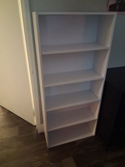 White Book shelf