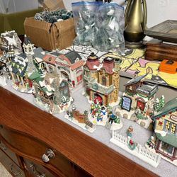 Large Lemax Christmas Village Collection