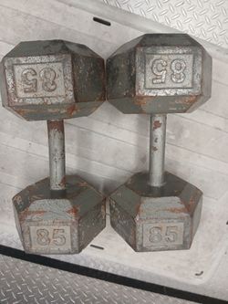 85lb Dumbells$160firm