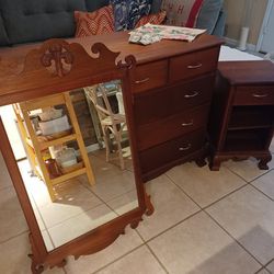 Dresser, Table And Nightstand 