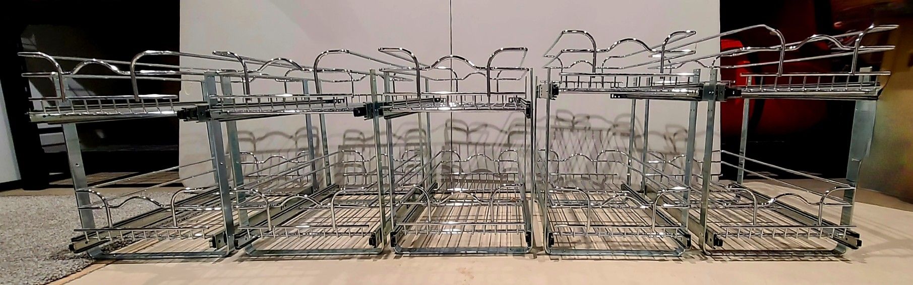 Rev a shelf wire pull out shelves (see description)