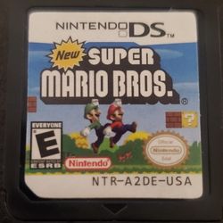 New Super Mario Bros Nintendo DS Video Game Cartridge